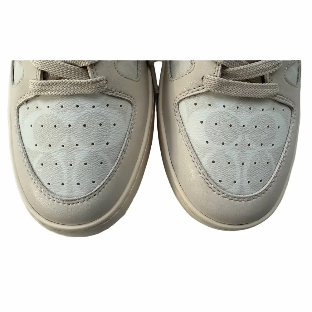 Coach Clip Court Sneaker Men's Size 12D Signature Chalk Casual C8965 EUC